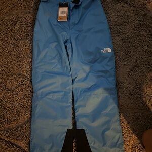 North Face Brand New Snow Pants w/tags Youth XL Optic blue (wind and waterproof)